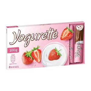 Socola Nhân Kem Sữa Chua Dâu, Yogurette Erdbeere, 8 Viên (100g) - FERRERO